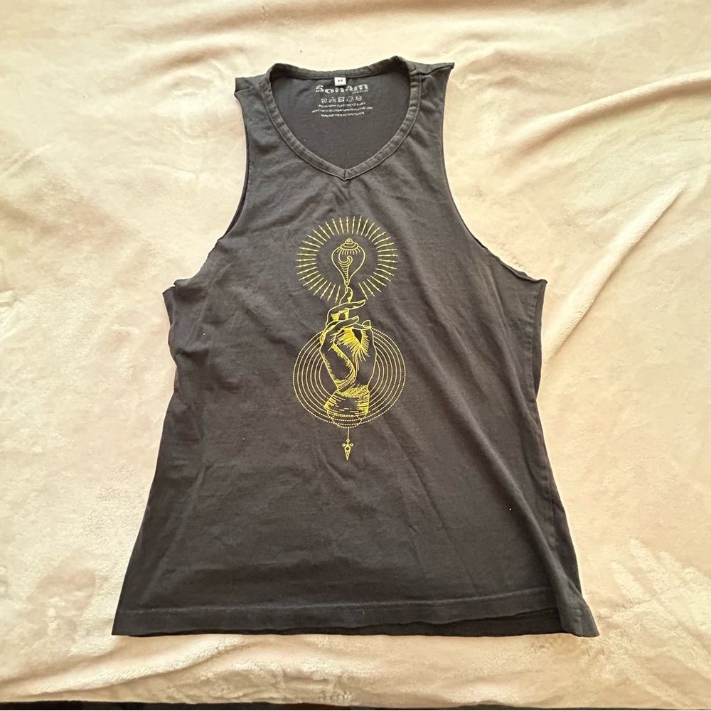Yoga tank top muscle shirt